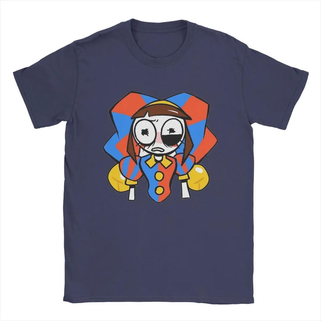 The Amazing Digital Circus T-Shirt Men Pomni And Jax Cool Cotton Tee Shirt Round Neck Short Sleeve T Shirts Summer Clothing