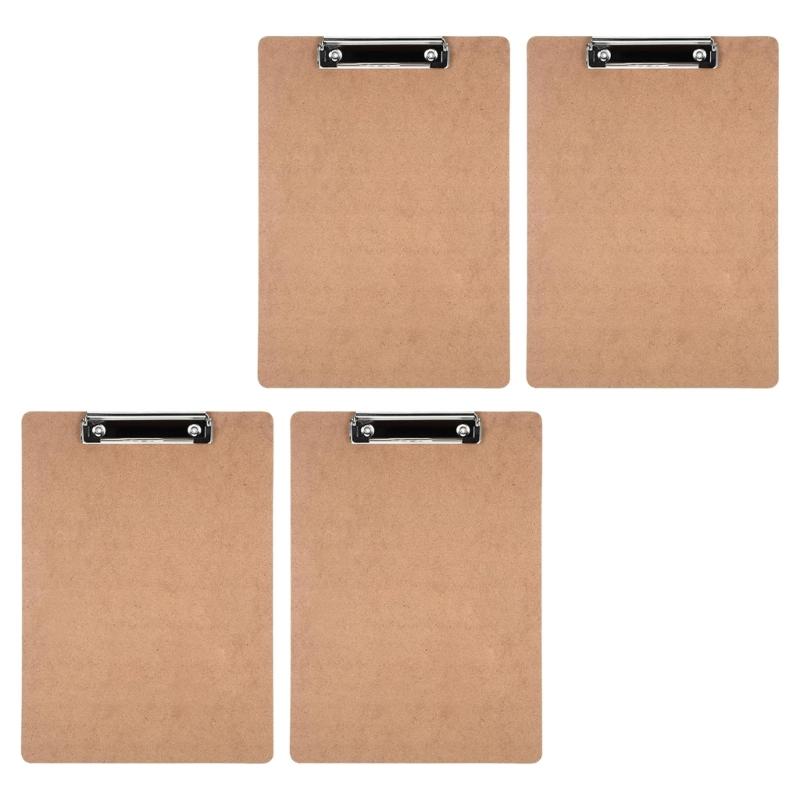 Hardboard Office Clipboards A 4 Letter Size Clipboard with Low Profile Clips