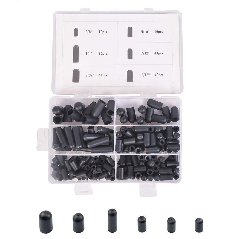 160 Piece Carburetor Vacuum Dust Cover Set Featuring Multiple Sized Rubber and Hoses for Intake System Application