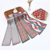 2pcs Chic Long Ribbon Scarf for Women Girls Casual Ponytail Holder Hair Ties Bag Neckerchief Decorations Ladies Hair Bands