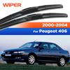 Для Peugeot 406 2000-2004 2001 2002 2003 щетки стеклоочистителя передние, щетка для лобового стекла, 24"+21"