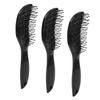 3 шт. Мужская распутывающая, формирующая расческа для волос, 9 рядов, изогнутая, съемная, расческа-гребень, инструмент для укладки волос для сушки феном