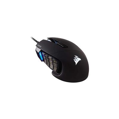 Игровая мышь Corsair SCIMITAR RGB ELITE USB с многокнопочной RGB, CH-9304211-AP, MS431, Черный/Белый