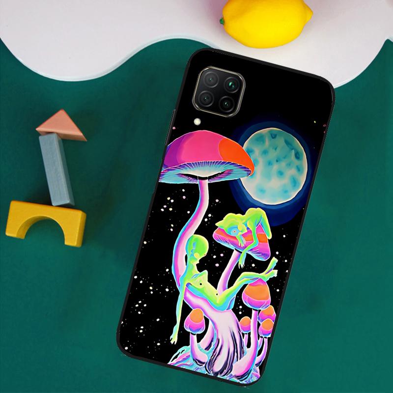 Mushroom Moon Shroom Farmer For Huawei Nova Y61 Y91 Y73 Y72 Y70 Y60 Y90 12s 12i 11i 8i 9 10 SE P30 P40 Lite P60 Pro Case