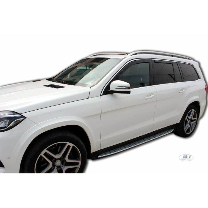Déflecteurs d'air Heko Mercedes GL/GLS X166, Fumé, Acrylique renforcé, Installation facile
