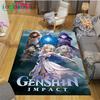 Популярная Мультяшная Игра G-Genshin Impact Ковер с Принтом Гостиная Противоскользящий Коврик Детская Спальня Коврики Коврик для Йоги Декор Ковра Подарок