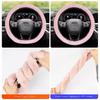 Зимняя плюшевая выдвижная оплетка на руль, модный новый стиль, теплая, универсальная, противоскользящая, универсальная оплетка на руль для всех автомобилей