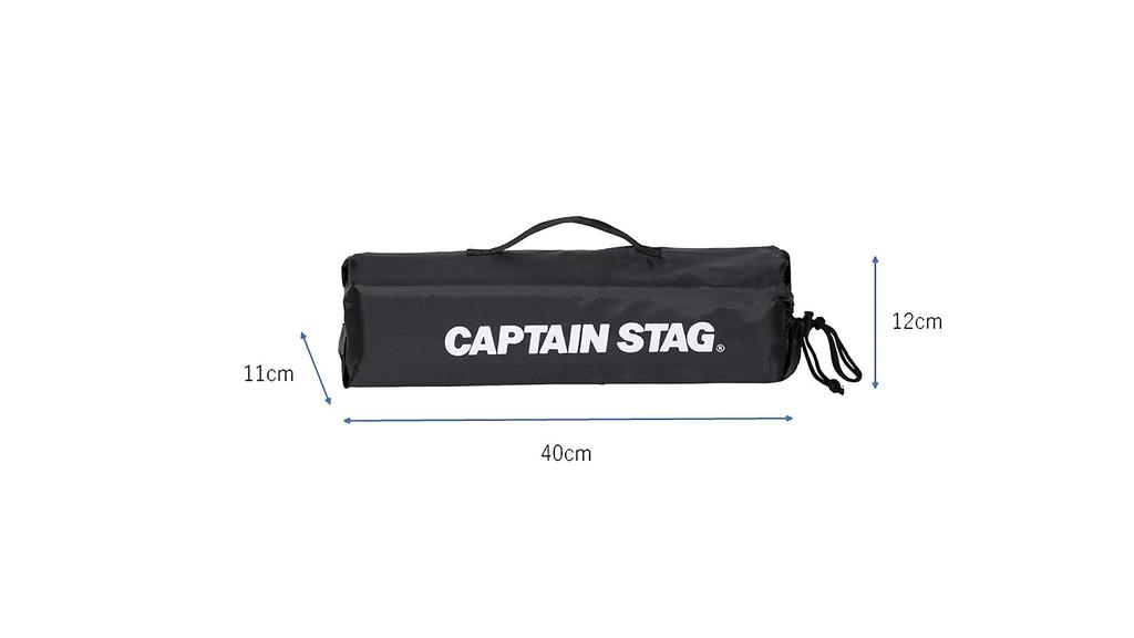 CAPTAIN STAG Outdoor Ground Chair Полевой стул для кемпинга Ширина 40 x Глубина 68 x Высота 39 см Вес приблизительно 530 г В комплект входит сумка для хранения Полиэстер