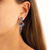 925 Mozambique Silver Sterling Garnet Earring Gemstone Jewelry Handmade