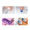 7Pcs Nail Brush Set Pink Handle Liner UV Gel Acrylic Painting Cuticle Remove Nail Painting Tool