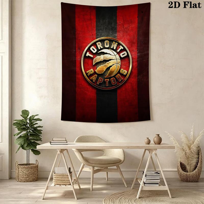 Toronto Raptors Basketball Team Logo Threepiece Set 1 Duvet Cover 2 Pillowcase Without Core Soft And Comfortable Bedding Set
