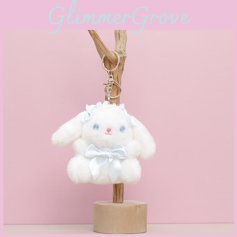 Adorable Plush Toy Lolita Rabbit Doll With Soft Short Fur Perfect Gift For Girls
