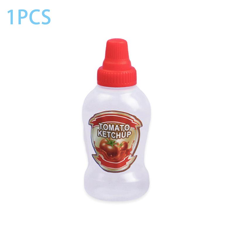 Mini 40ML Portable Small Sauce Container Tomato Gravy Boat Salad Dressing Oil Spray Bottle Ketchup Honey Mustard