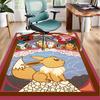 Cute Pika Adventure Office Rug Chair Mat, Game Carpet, Suitable for Front Door, Bedroom, Living Room, Desk, Holiday Gift