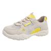 Korean Version of Mesh Breathable Sports Shoes Women's 2025 Summer New Versatile Color Matching Lace-up Low-top Casual Shoes Outer Wear