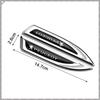 2pcs Knife Badges Styling Car Side Door Body Fender  R Decoration Stickers For Peugeot 206 307 308 3008 207 5008 Auto Accessories
