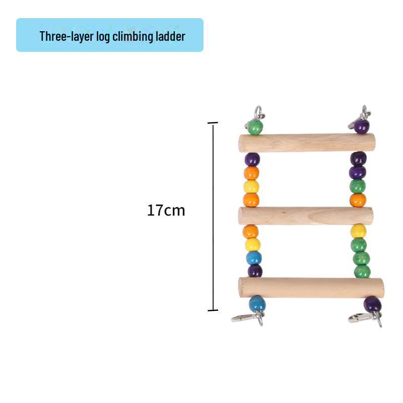 Игрушка-качели и лестница для лазанья для волнистых попугаев и какаду