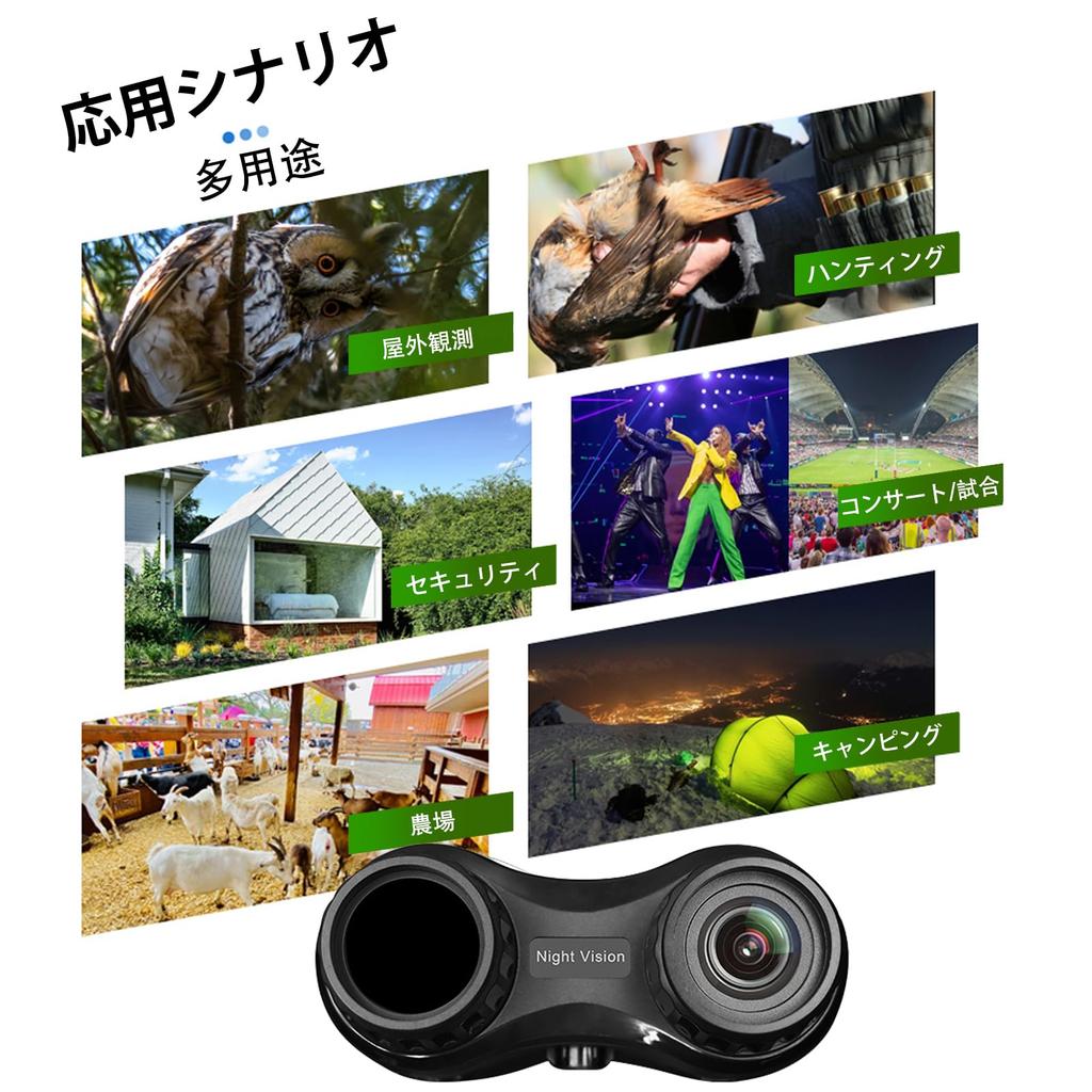 Бинокль ночного видения Maswater с разрешением 4K и разрешением 36 МП, цифровой инфракрасный бинокль ночного видения с ЖК-экраном и функцией съемки