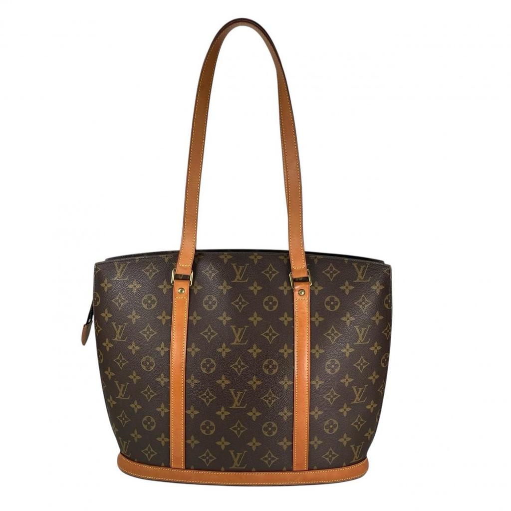 LOUIS VUITTON Nume leather Babylon Tote Bag Monogram canvas Brown Women M511002 Used
