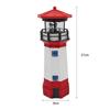 Lighthouse Shape Solar LED Light Garden Fence Yard Outdoor Decor Beacon Lamp Solar Led Light Outdoor Lighting Garden Decoration