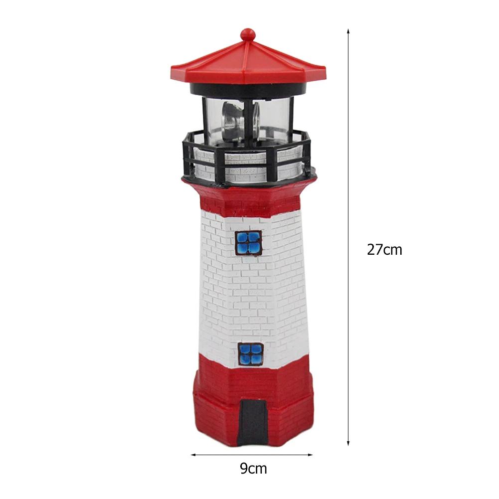 Lighthouse Shape Solar LED Light Garden Fence Yard Outdoor Decor Beacon Lamp Solar Led Light Outdoor Lighting Garden Decoration