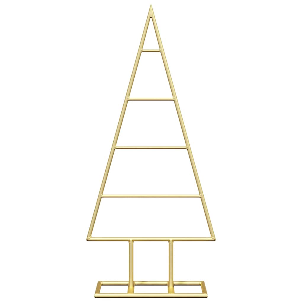Metal Christmas Tree Gold 60 cm Powder Coated Steel