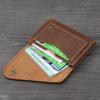 Ретро короткий мужской кошелек из натуральной кожи первого слоя, мужская сумка из натуральной кожи, женский маленький кошелек, держатель для карт, чехол для монет, чехол для монет Tide