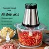 Электрическая мельница Craft из нержавеющей стали, многофункциональная: Измельчитель мяса, теста, чесночной пасты и овощей.
