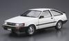 Aoshima Bunka Kyozaisha The Model Car Series Toyota AE85 Corolla Levin 1500SR 1984 Пластиковая модель 1/24 № 85