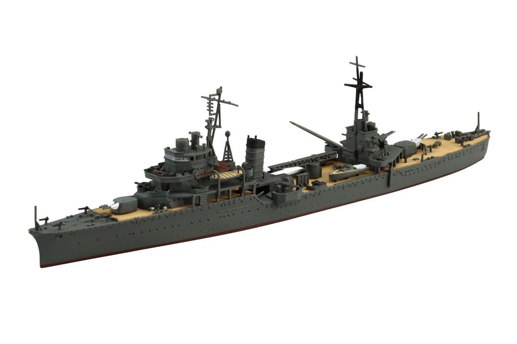 Aoshima Bunka Kyozai (AOSHIMA) 1/700 Waterline No. 355 Japanese Navy Light Cruiser Kashima Plastic Model