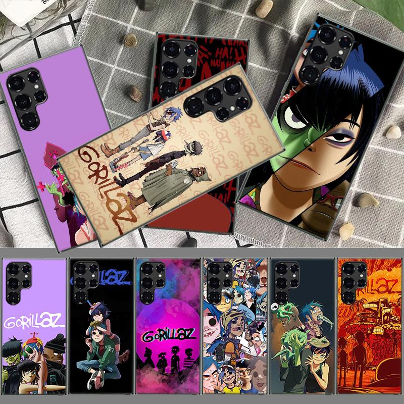 Gorillaz Anime Cases Phone Case for Samsung Galaxy S26 Ultra S25 Edge S24 S23 FE S21 Plus S20 S22 S10 Cover TPU Capa Shell Shock