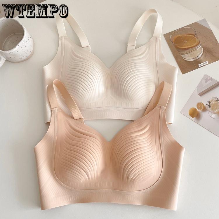 Underwear Women's Collection Accessory Breast Anti Sagging Full Cup Thin Bra Summer Bra Adjustable Large Size Seamless Bra
