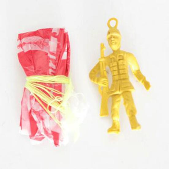 10 шт. Парашютисты Солдаты Армии Мини-фигурки Ручное метание Уличная детская игрушка