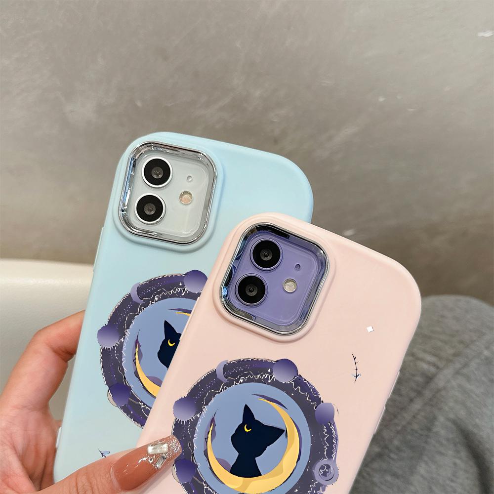 Solid Color Silver Edge Lens Fatty Casing Soft TPU Liquid Silicone Cover Shockproof Phone Case for Xiaomi Redmi Samsung