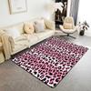 Детский ковер с леопардовым декором, милый розовый ковер с сердечками любви для гостиной, для спальни, для мальчиков, девочек, подростков, современный гепардовый для помещений