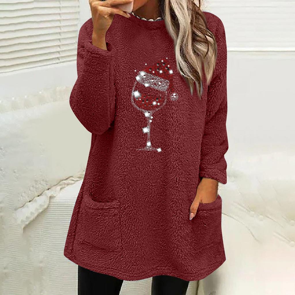 Женский свободный топ с круглым вырезом и длинными рукавами, ажурной спинкой