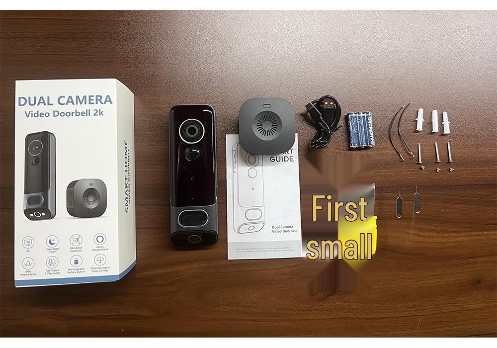 Dual-Lens G50 WiFi Smart Doorbell with Full-Color Video & Two-Way Audio