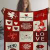 I Love You Custom Blanket with Photo Collage Text Personalized Picture Throw Blanket for Christmas Valentine's Day Birthday Gift