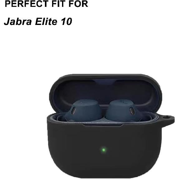 Силиконовый чехол, совместимый с Jabra Elite 10/ Jabra Elite 8 Active/Jabra Elite 8 Active Gen 2/ Jabra Elite 10 Gen 2, Ударопрочный защитный чехол для наушников