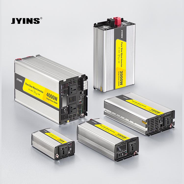 300W Pure Sine Wave Inverter, 12V to 220V, for Car/Solar/Home Off-Grid Systems