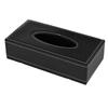 Tissue Box Cover Large Capacity Rectangle Leather Tissue Box Holder Napkin Dispenser for Home