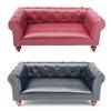 1/12 Scale Dollhouses Loveseat Miniature Couch Furniture Pretend Play for Kids Doll House Furniture Model for Dollhouses