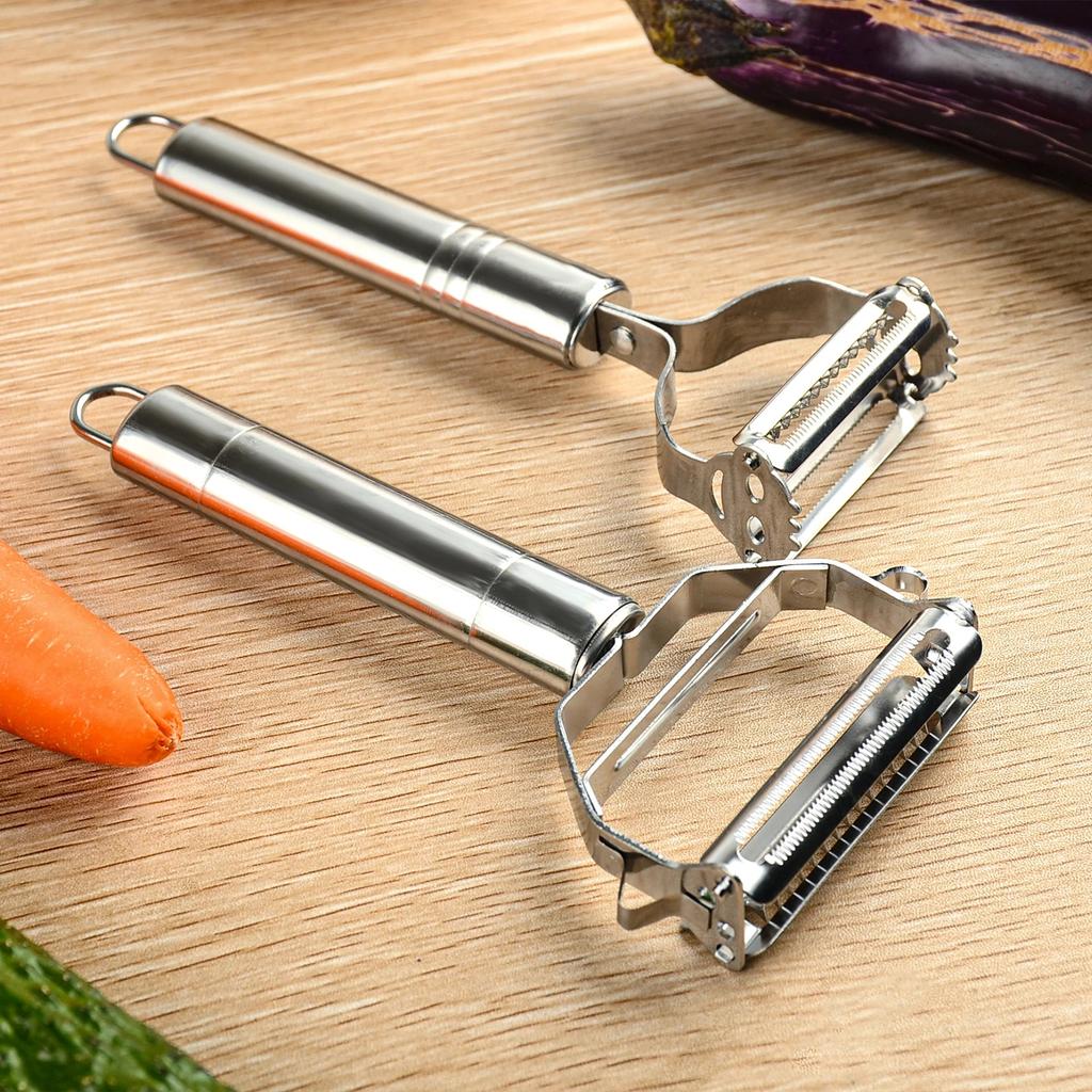 Stainless Steel Peeler Fruit Vegetable Melon Potato Carrot Cucumber Multifunction Grater Julienne Peeler Slice Home Kitchen Tool