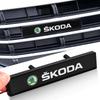 CXUX8 Car Sticker LED Car Front Grille Decorative Lamp Auto Mid-grid Beacon Light for Skoda Octavia Rapid Fabia Superb Kodiaq Scala Ka