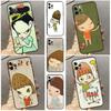 Мультяшный Эстетичный Чехол Yoshitomo Nara для Oppo A16 A76 A96 A17 A18 A60 A80 A40 A38 A58 A78 A98 A94 A74 A54 A15 A57 A77 A5 Pro
