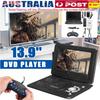 13,9'' Портативный автомобильный DVD-плеер 270° Черный экран С игрой для путешествий Пульт ДУ Новый