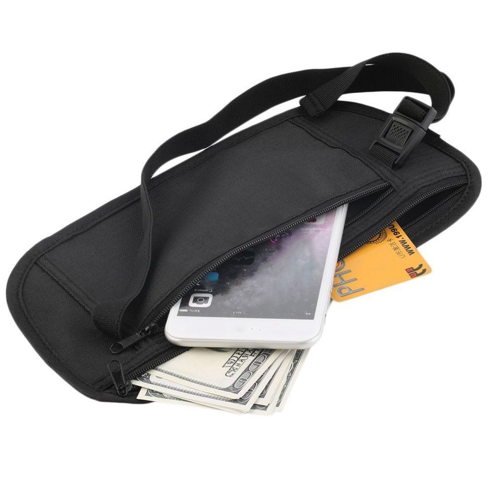 Secret Security Hidden Wallet Useful Travel Pouch Cloth Running Bag Passport Money Bags Chest Packs