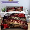 3pcs Duvet Cover Set (1*Duvet Cover + 2*Pillowcase, Without Core), Liverpool Football Club Print Bedding Set, Bedroom Decor, All‑Season, Birthday Gift