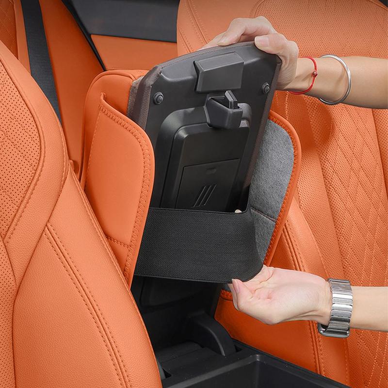 Car 2024 2025 Universal Armrest Pad Height Increase Leather Box Protective Bag Storage Tissue Boxe Accessorie Interior Car Cover