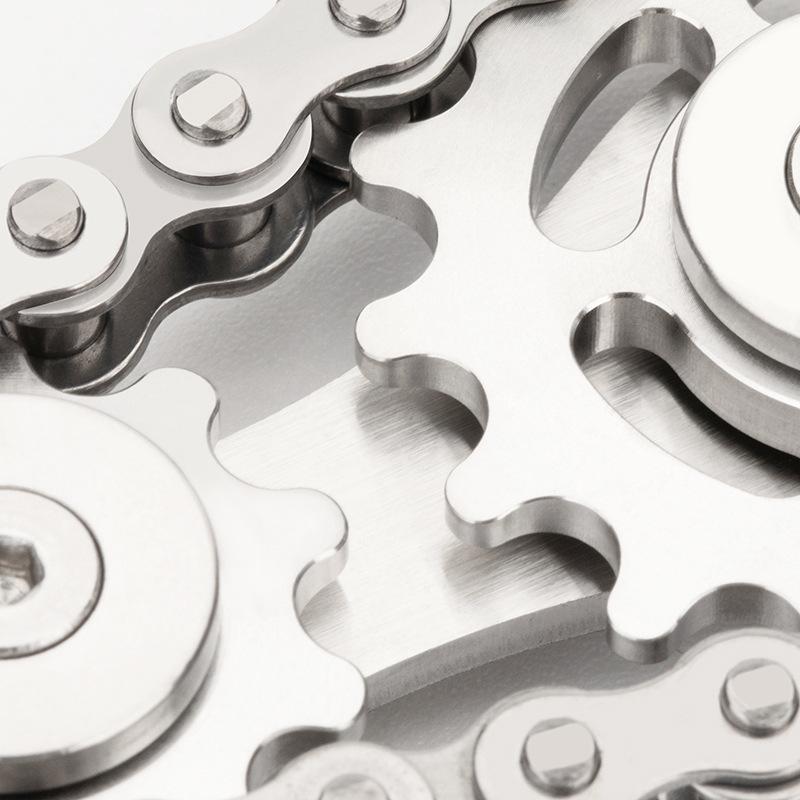 Металлическая цепочка, шестерня, спиннер, игрушки для взрослых, EDC, пальчиковый гироскоп, антистрессовая игрушка, офисная игрушка для снятия стресса, пальчиковый гироскоп, подарок